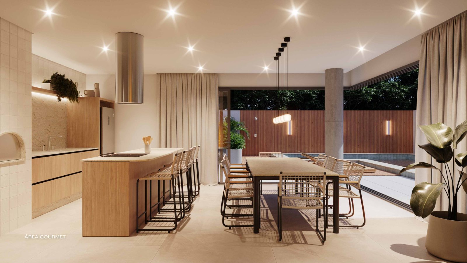 River — Espaço gourmet