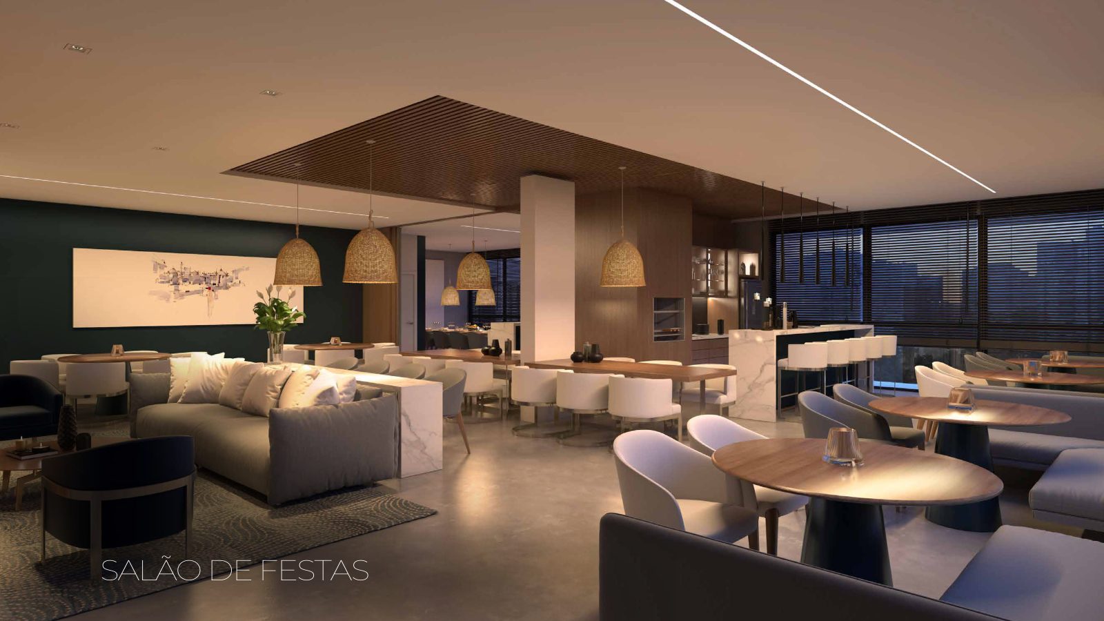 The Hill Residence — Salão de festas