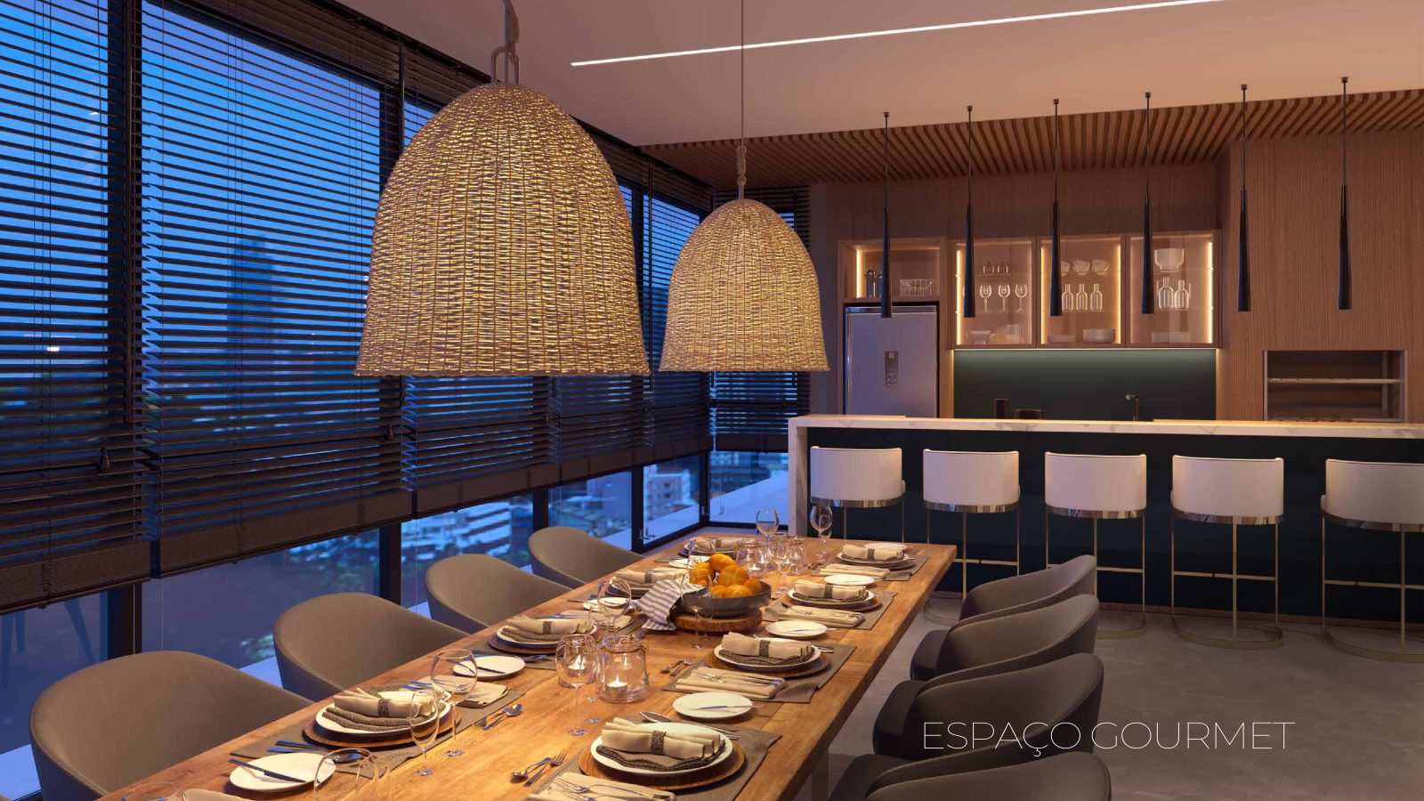 The Hill Residence — Espaço gourmet